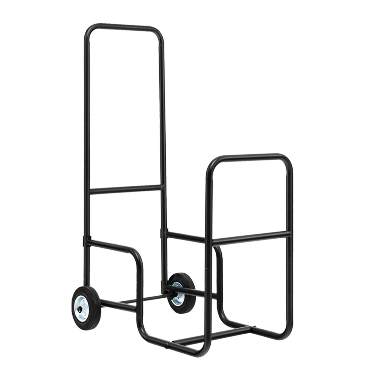 Chariot de transport de bûches avec roues antidérapantes et résistantes à l'usure