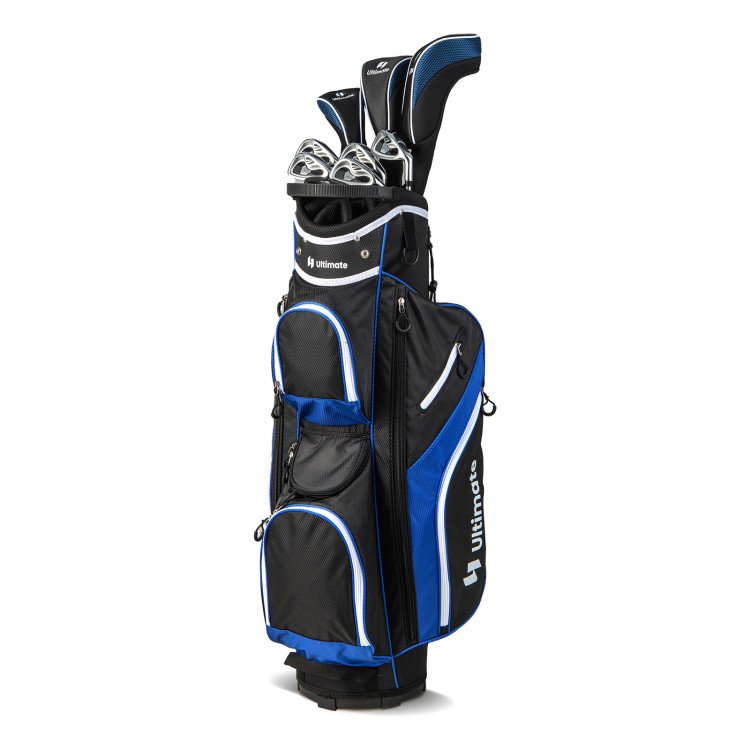 Golf-Cart-Tasche mit 14-fach unterteilbarer Tasche oben – Blau
