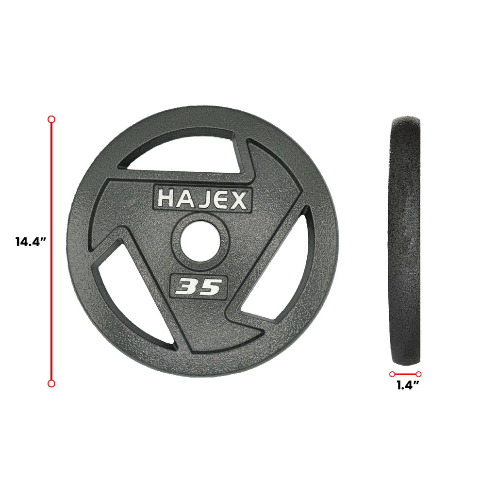 HAJEX トライグリップ 鋳鉄製ウェイトプレート