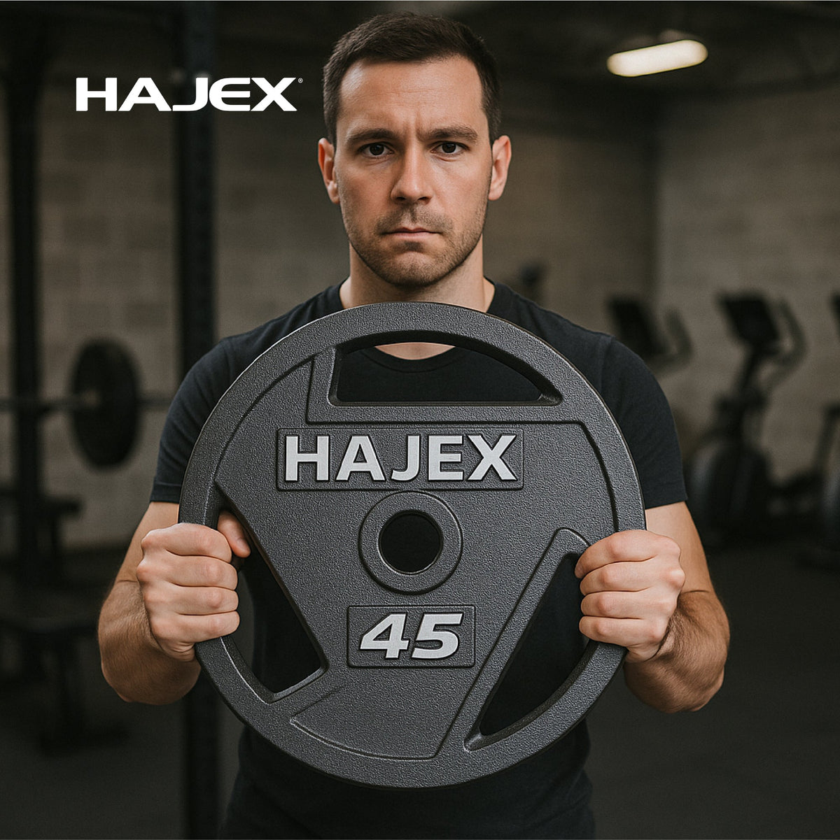HAJEX トライグリップ 鋳鉄製ウェイトプレート
