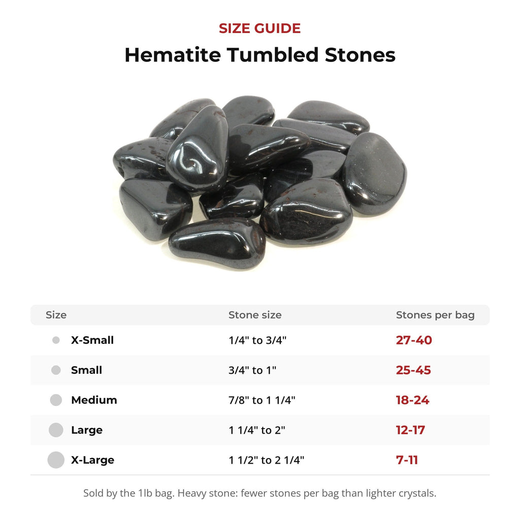 Hematite Tumbled Stones
