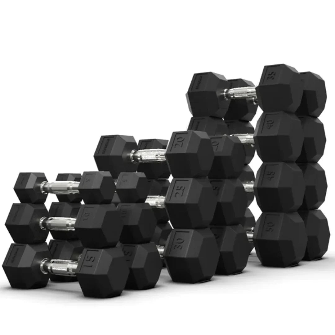 HAJEX Gummi-Hex-Hanteln in Kanada (2,5 bis 150 LB) - Performance-Serie