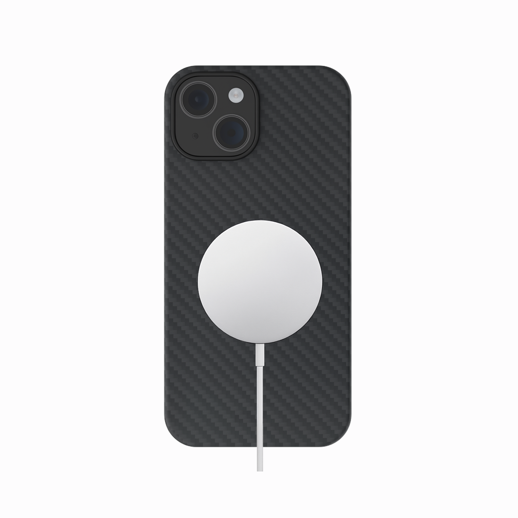 Funda de fibra de aramida real para iPhone 15