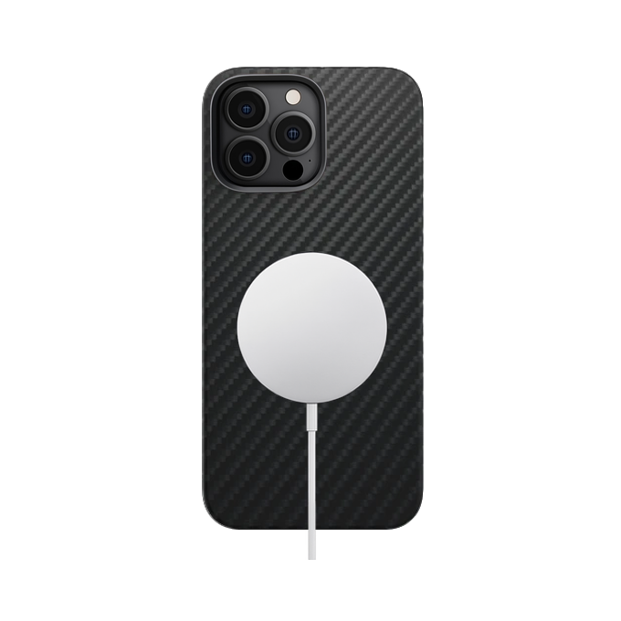 Funda de fibra de aramida auténtica para iPhone 16 Pro Max