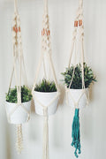 Macrame Plant Hanger Silver Simba