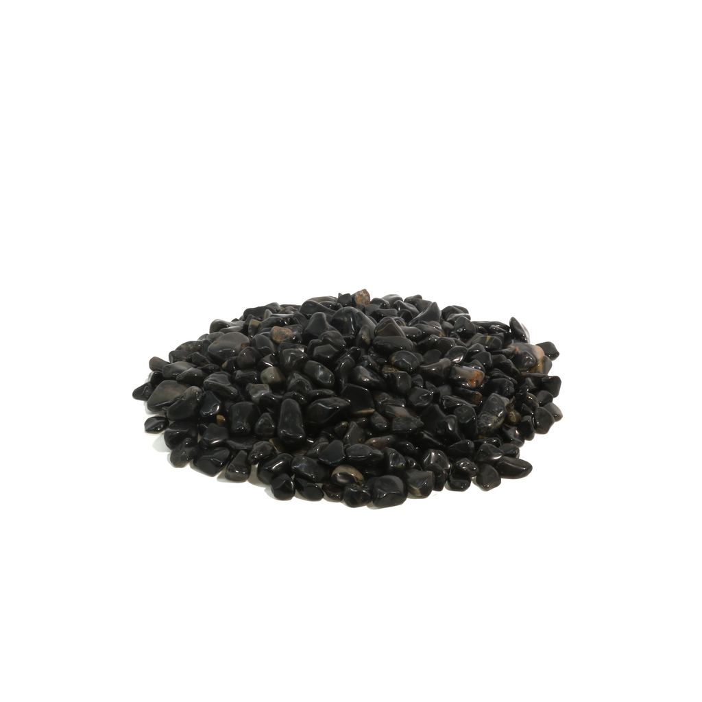 Black Onyx Tumbled Stones - Brazil