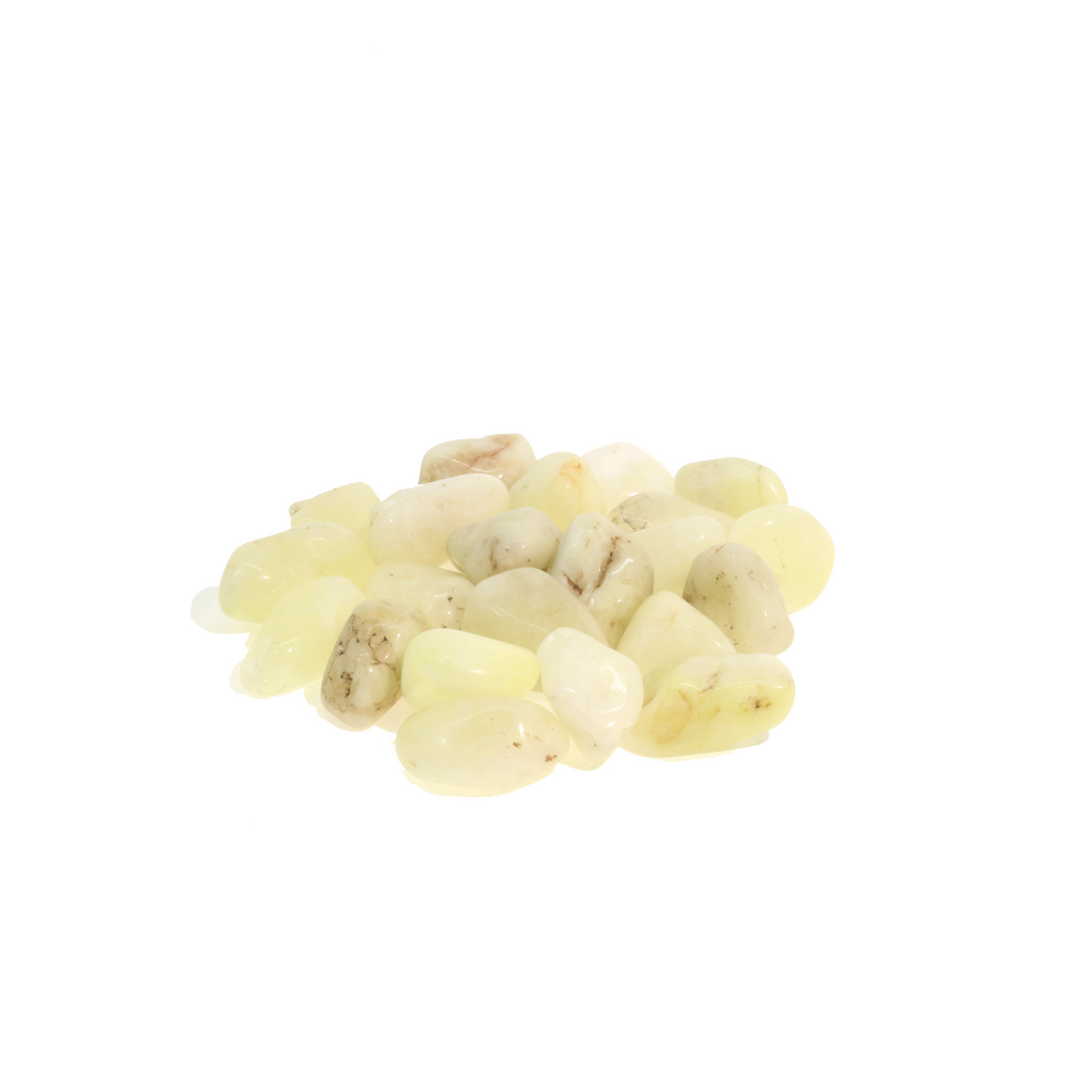 Sulfur Quartz Tumbled Stones