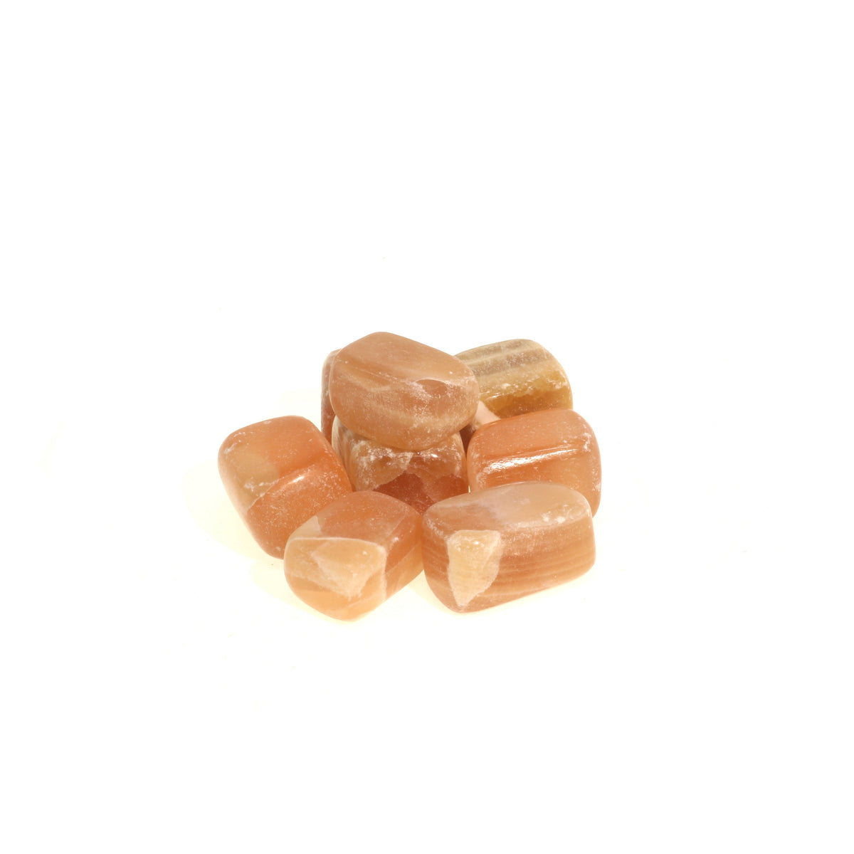 Honigcalcit Trommelsteine