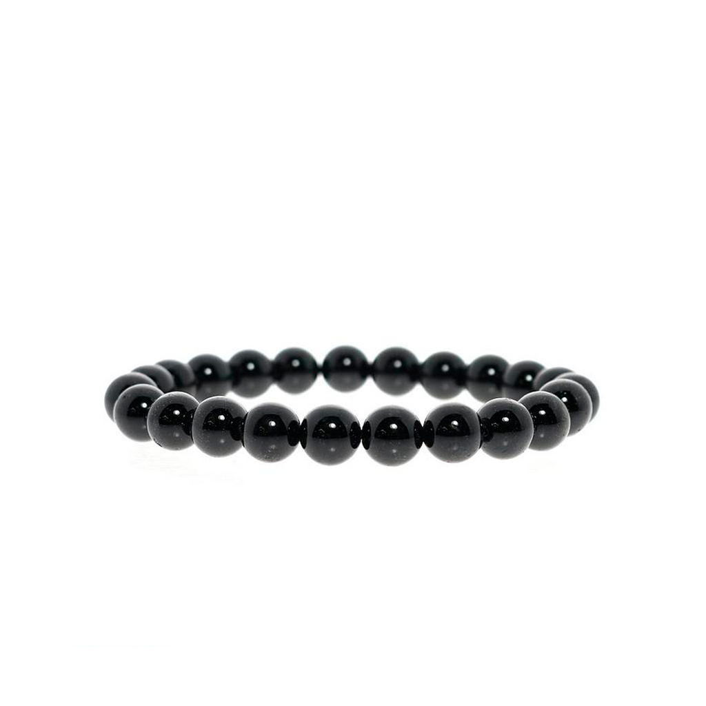 Black Tourmaline Bead Bracelet