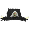 72" Life Size Halloween Animated Crawling Zombie with Glowing LED Eyes, Battery Operated, Indoor Outdoor Party Props