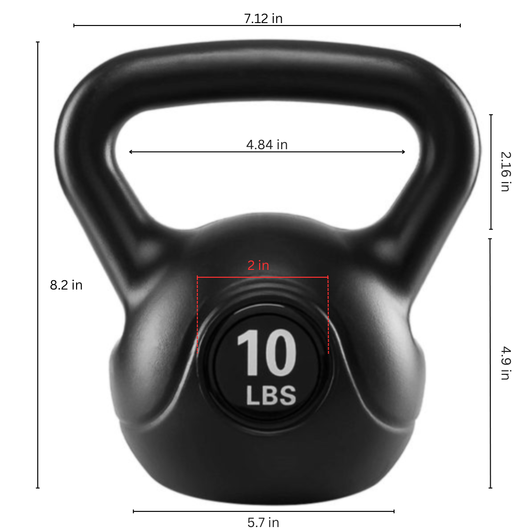 Kettlebells: de 5 lb a 100 lb