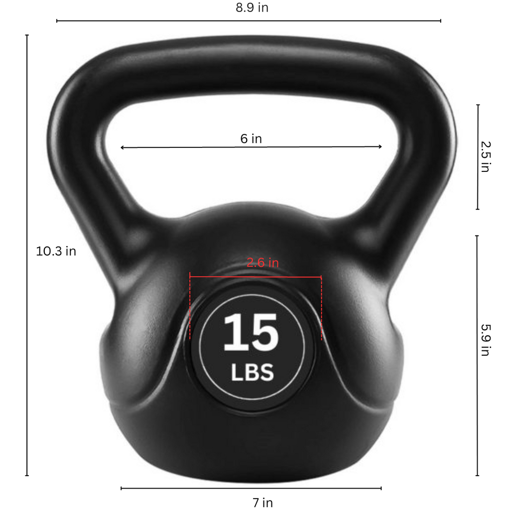 Kettlebells: de 5 lb a 100 lb