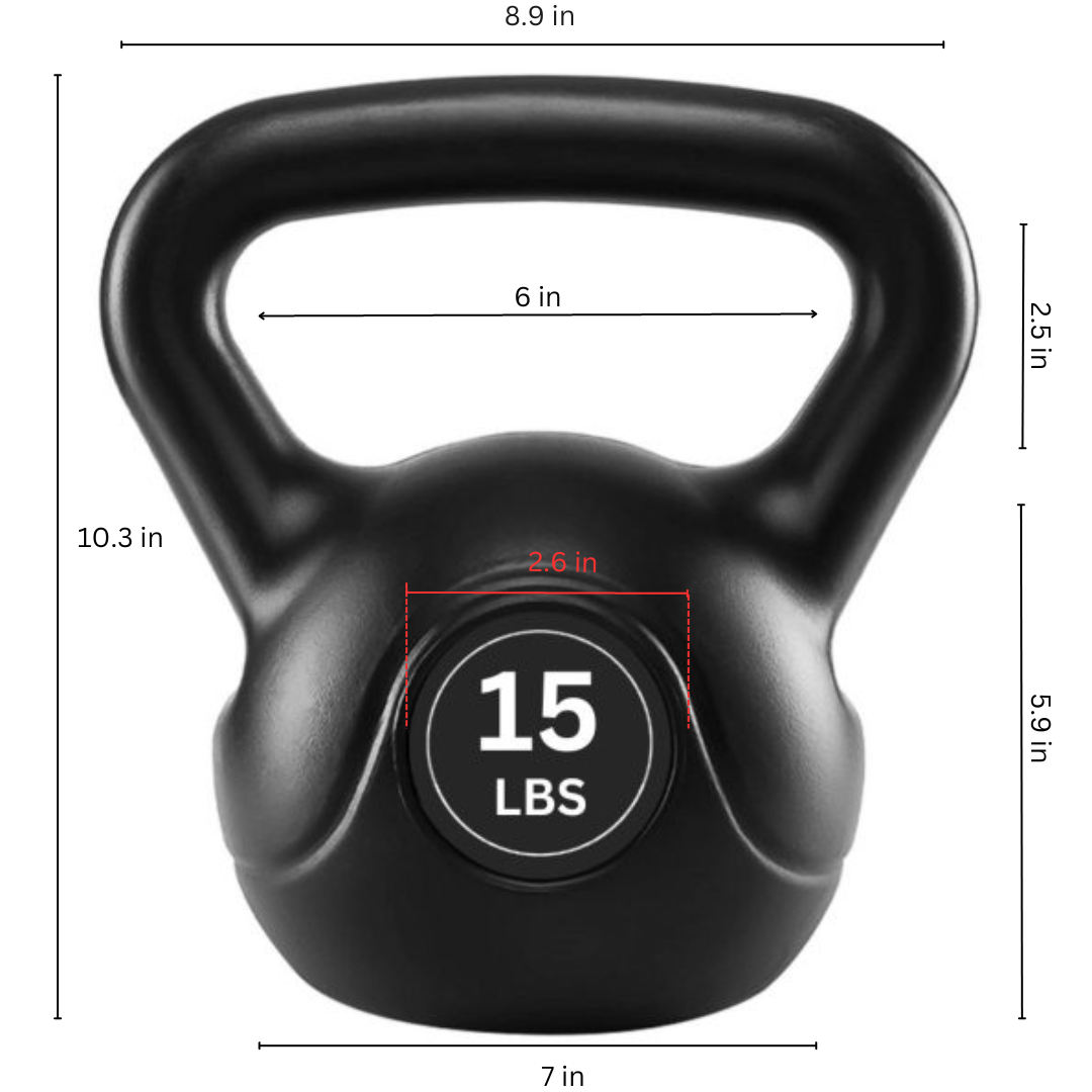 Kettlebells: de 5 lb a 100 lb