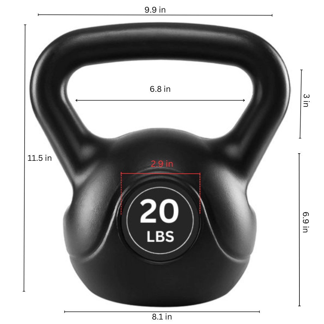 Kettlebells: de 5 lb a 100 lb