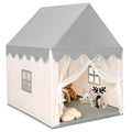 Château de jeu enfant grande taille, tente de fée avec tapis - Beige