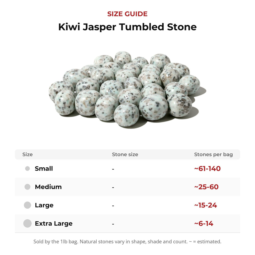 Kiwi Jasper Tumbled Stone