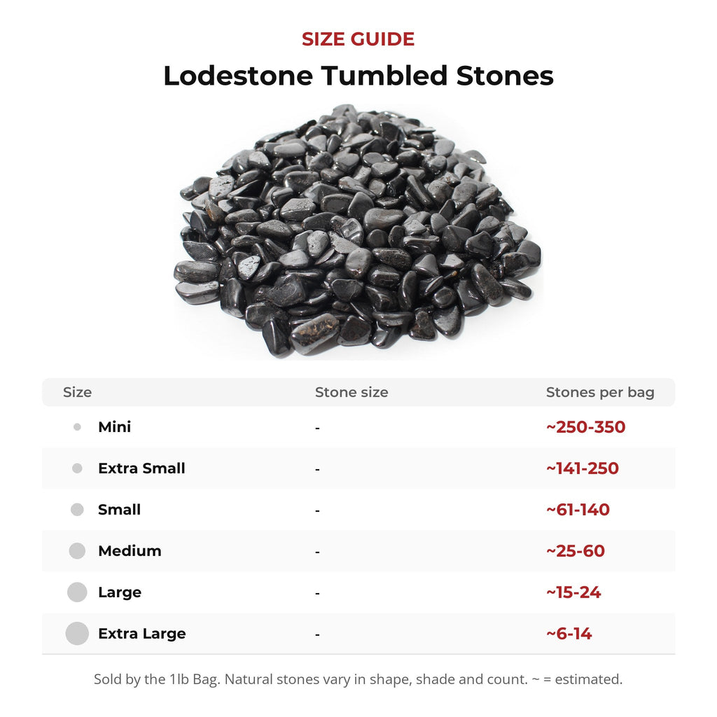 Lodestone Tumbled Stones