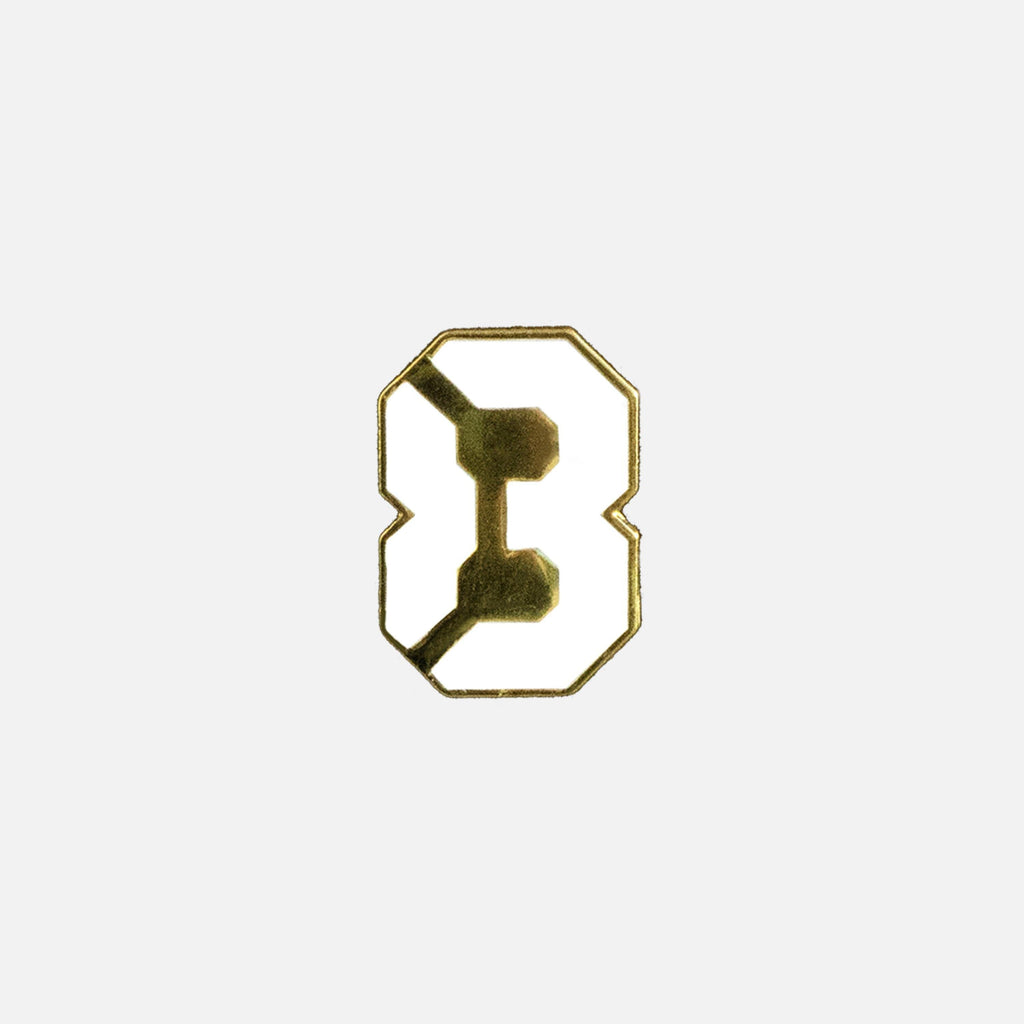 PIN DE SOLAPA CON LOGO 83 - BLANCO