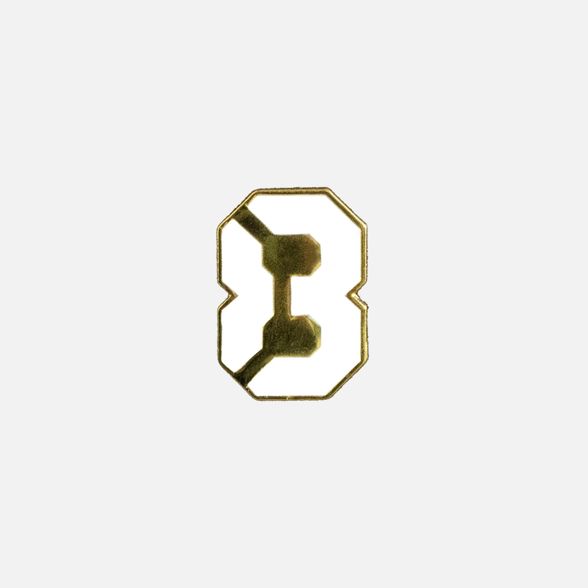 PIN DE SOLAPA CON LOGO 83 - BLANCO