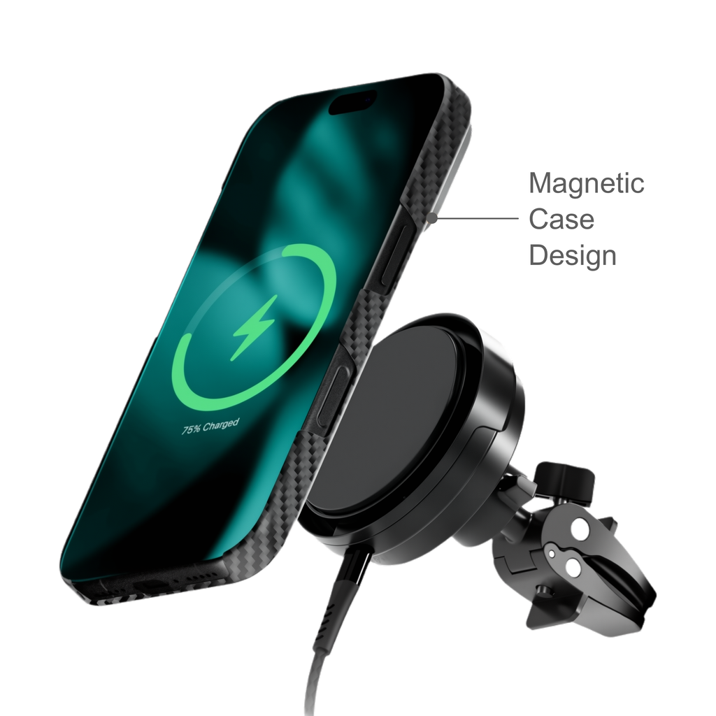 Funda de fibra de aramida auténtica para iPhone 16