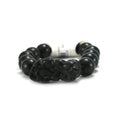 Mala-Armband "Black Rosewood & Charm" #22