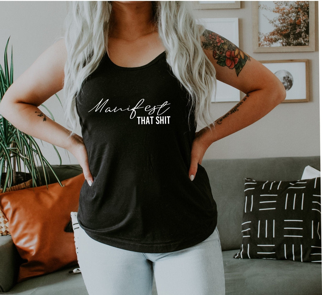 Manifest That Shit Racerback Tank Top