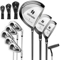 Ensemble complet de 9 clubs de golf pour hommes - Gris