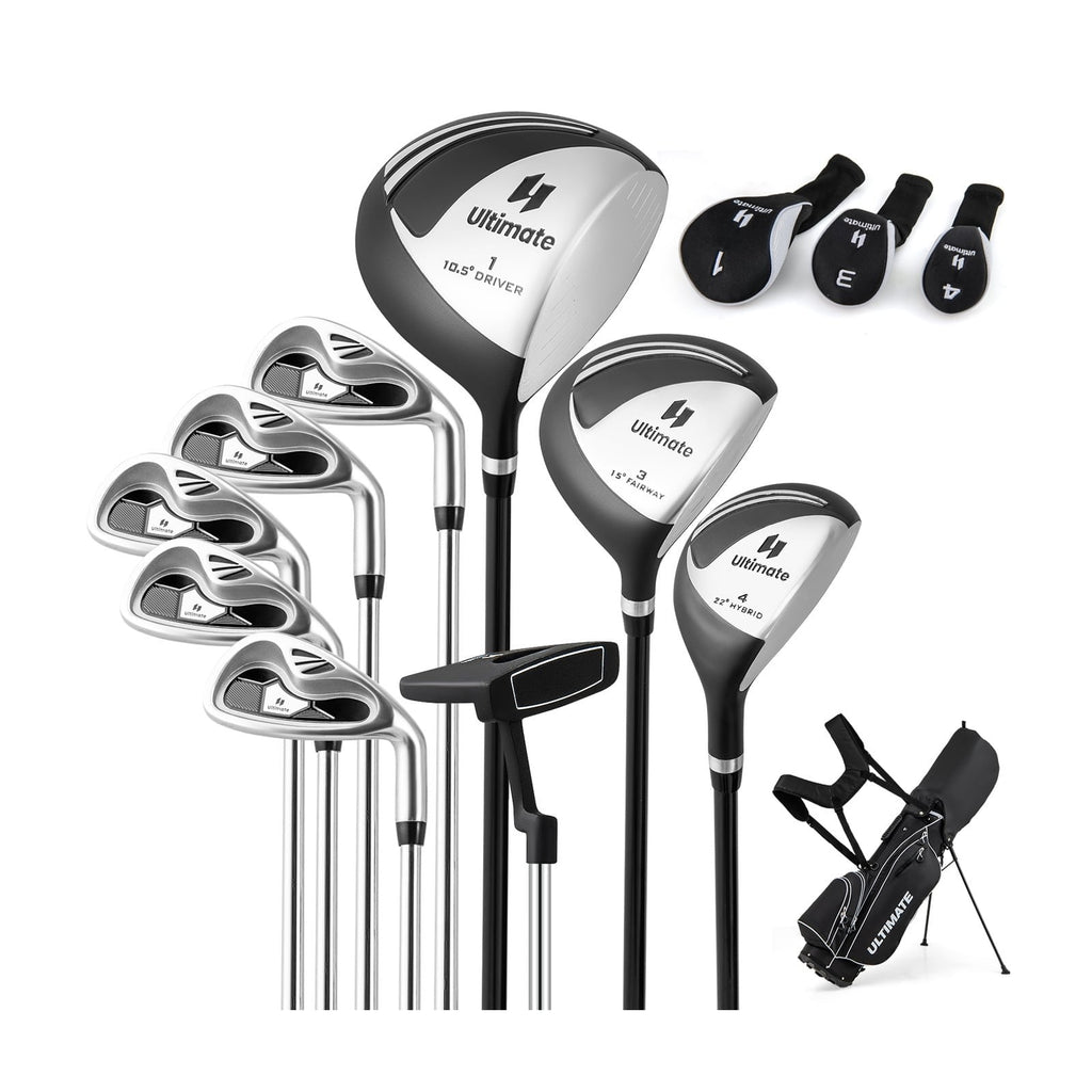 Ensemble complet de 10 clubs de golf Profile pour homme – Noir