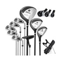 Ensemble complet de 10 clubs de golf Profile pour homme – Noir