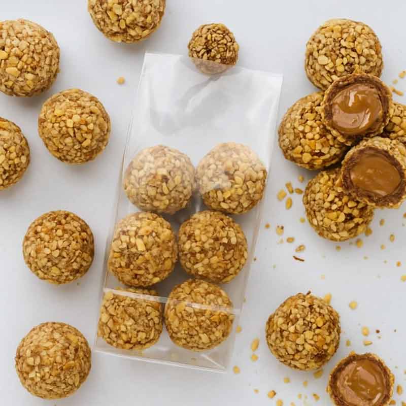 Milk Chocolate Truffle with Hazelnut Brittle