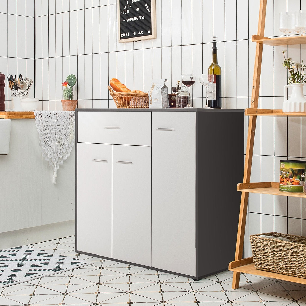 Aparador Buffet con Amplia Superficie de Mesa