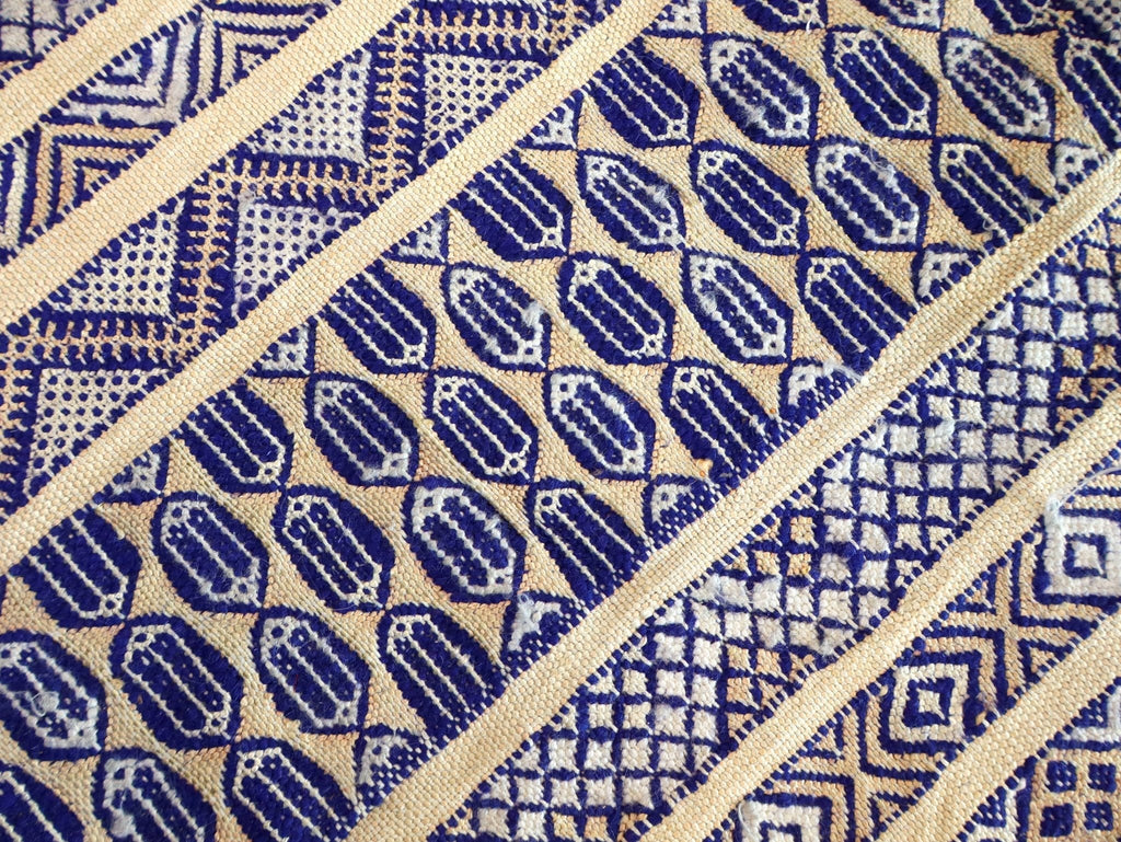 Marokkanischer Tiflet Kelim Teppich | 100 x 130 cm