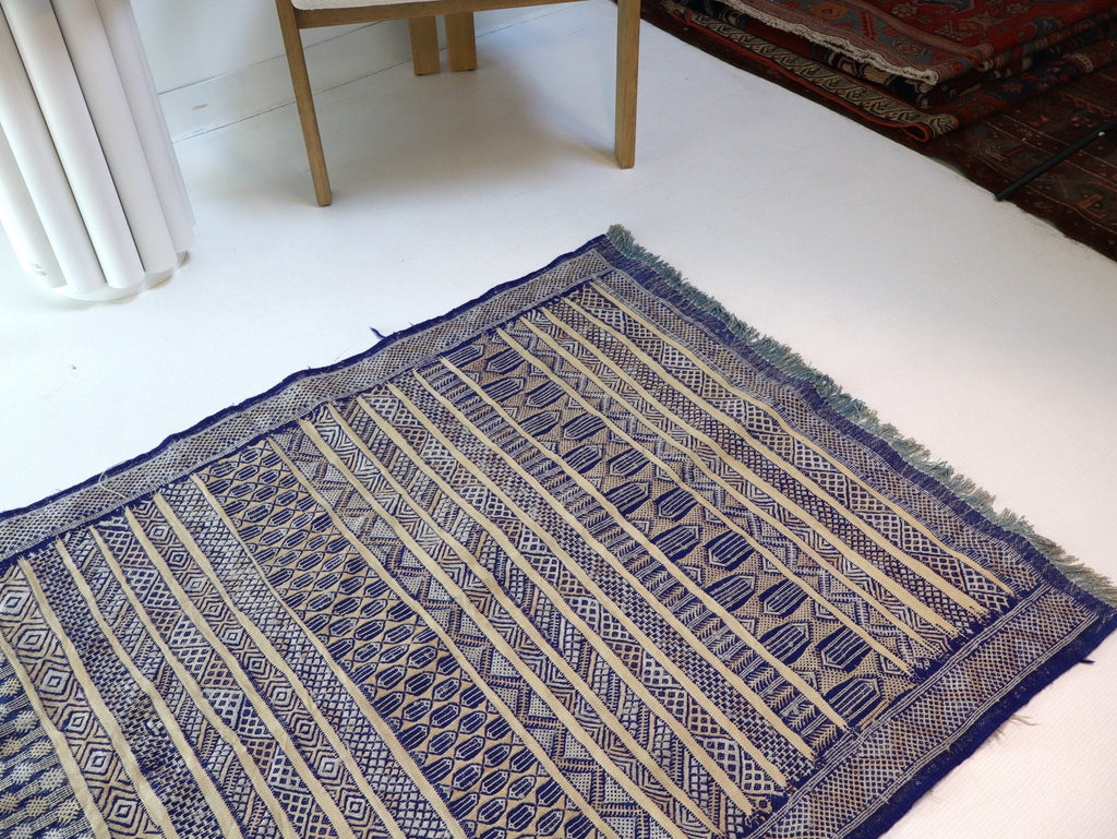 Marokkanischer Tiflet Kelim Teppich | 100 x 130 cm