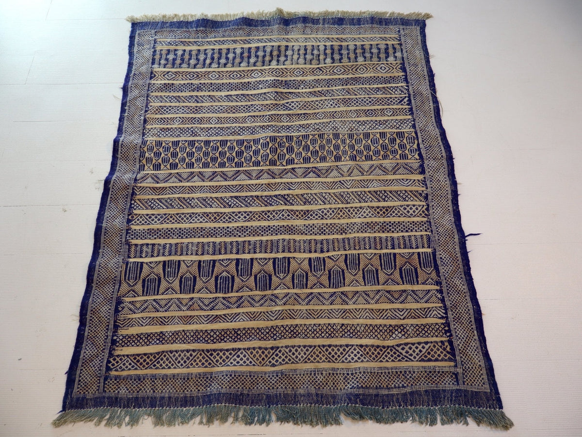 Marokkanischer Tiflet Kelim Teppich | 100 x 130 cm