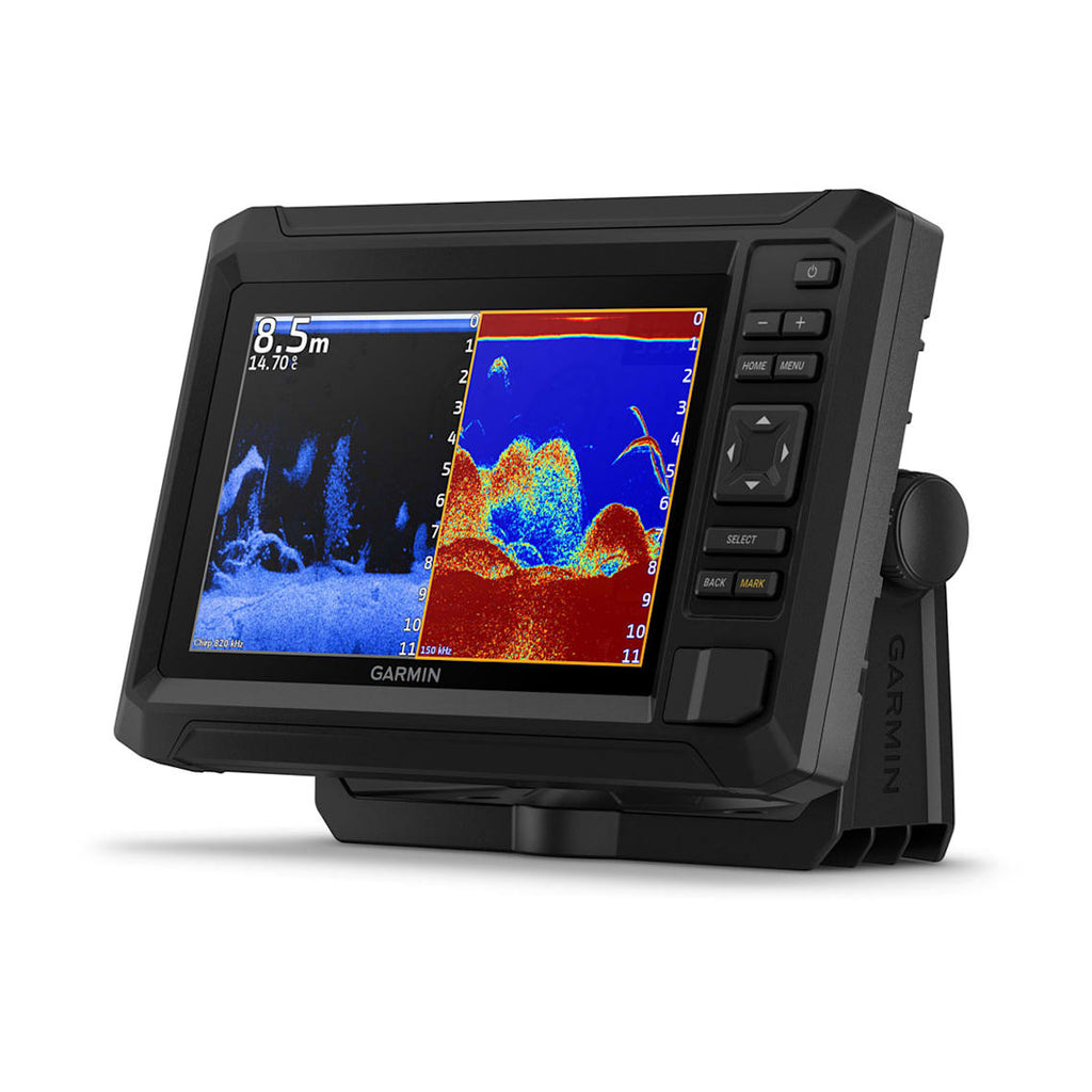 Plotter ECHOMAP™ UHD2 7" cv 75cv con transductor GT20-TM y cartografía Garmin Navionics+ para Canadá y Alaska