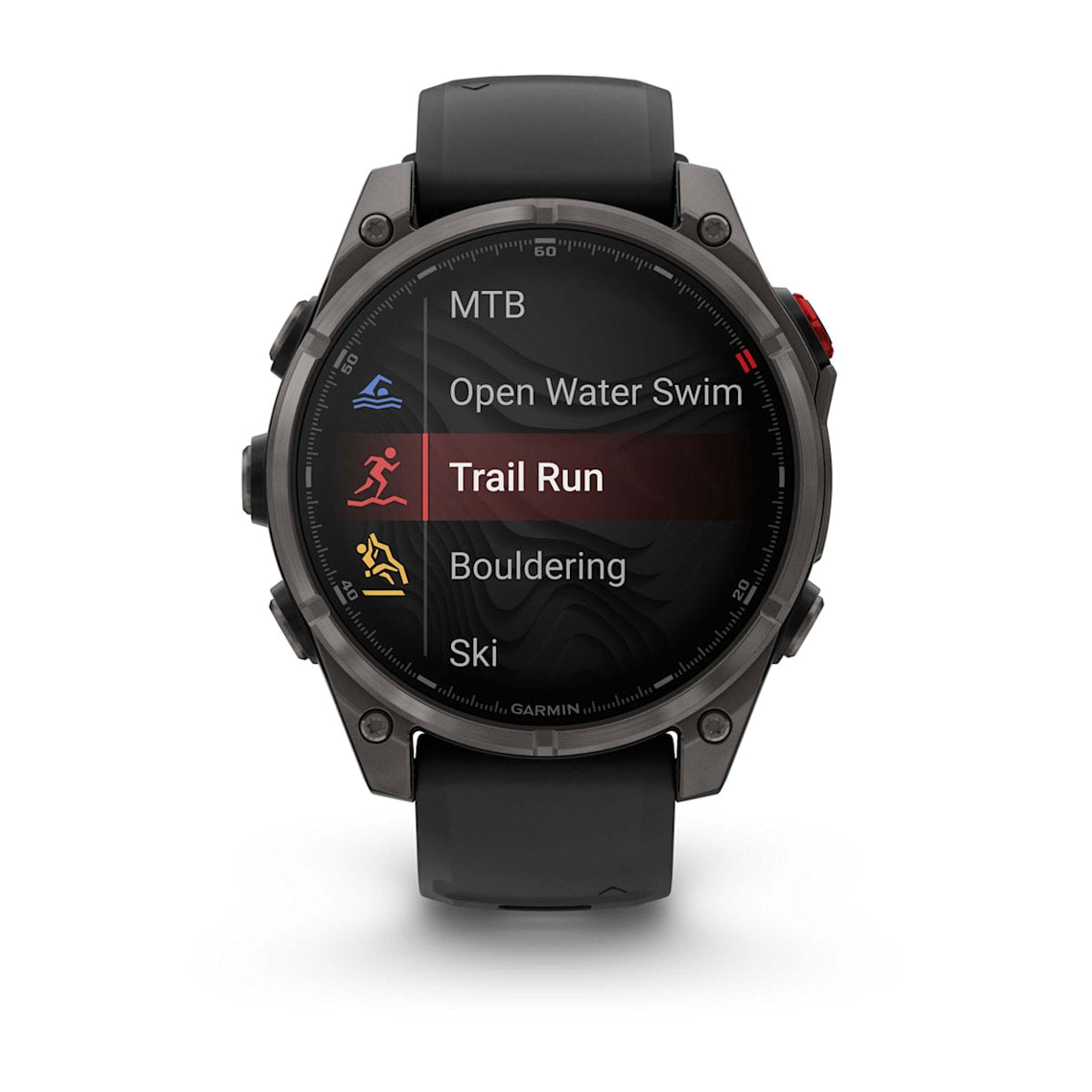 fēnix® 8 Pro – 47 mm AMOLED カーボン・グレー DLC チタン