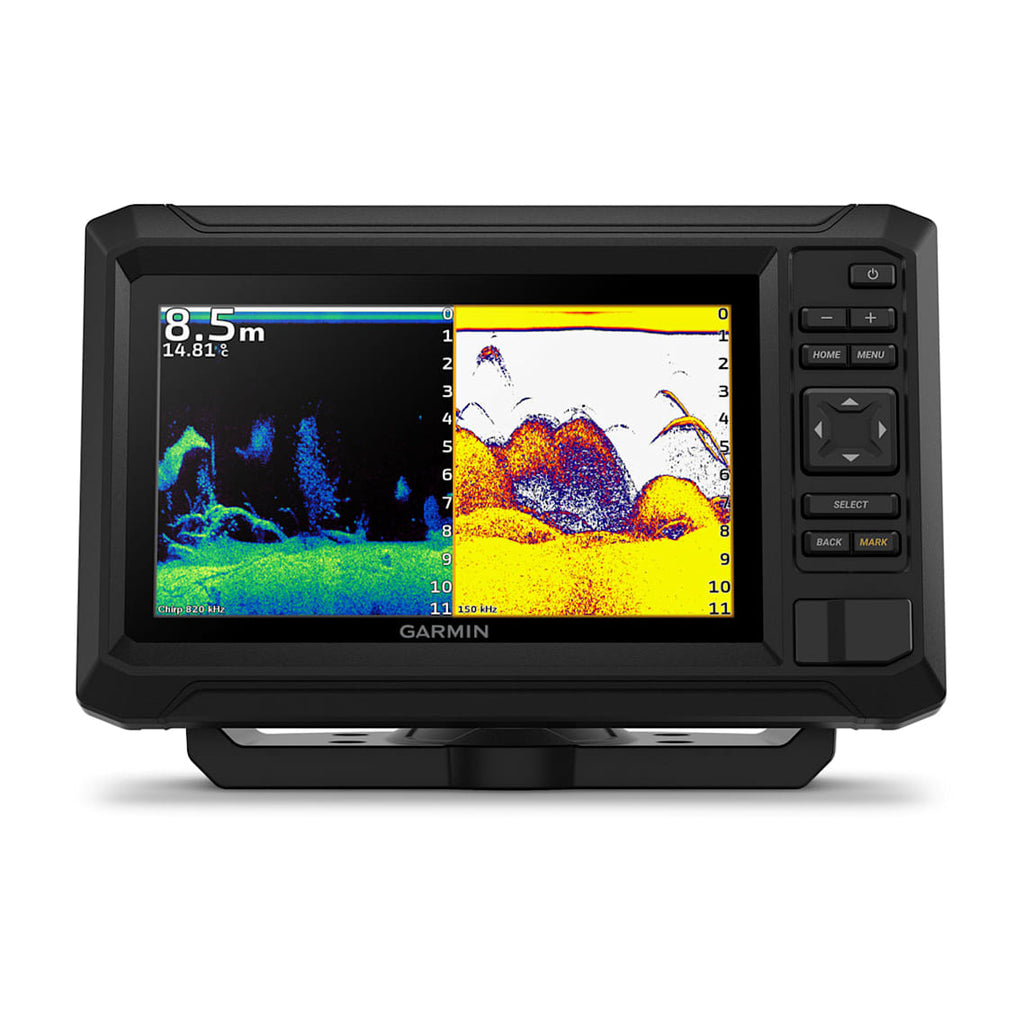 Plotter ECHOMAP™ UHD2 7" cv 75cv con transductor GT20-TM y cartografía Garmin Navionics+ para Canadá y Alaska