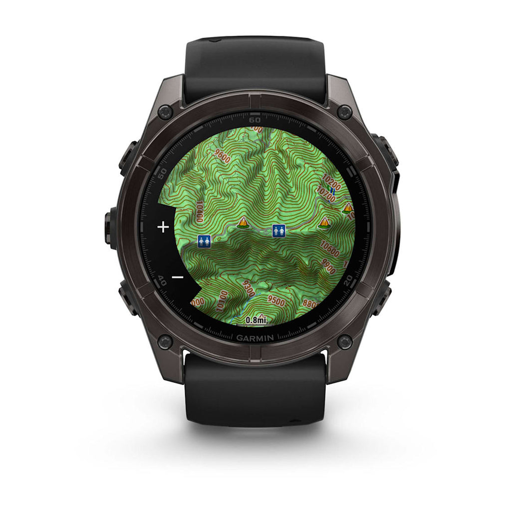 fēnix® 8 – 51 mm, AMOLED Sapphire Carbon Gray DLC Titanium