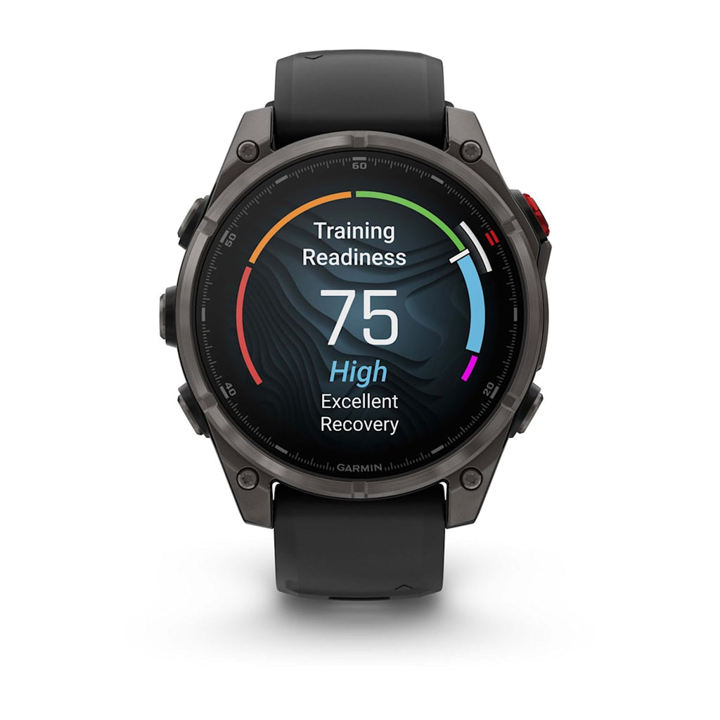 fēnix® 8 Pro – 47 mm AMOLED カーボン・グレー DLC チタン