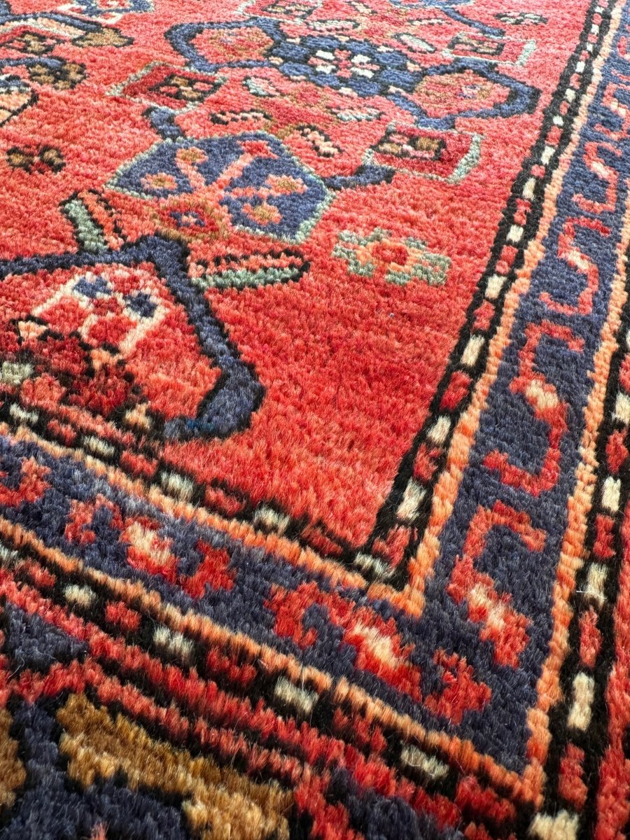 On Hold for Rose | Persian Zanjan Rug | 4' 1" x 6' 8"