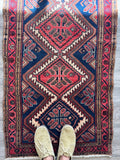 Persian Hamedan Rug | 2' 7" x 5' 1"