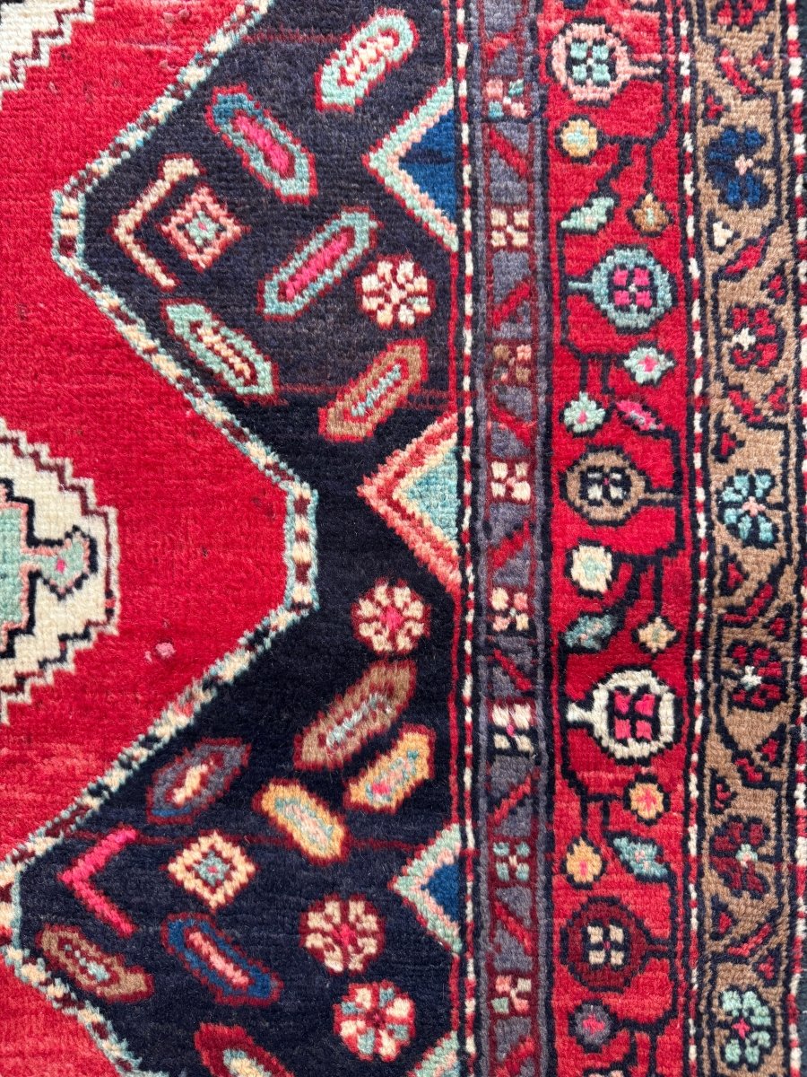 Persian Hamedan Rug | 3' 11" x 7' 1"