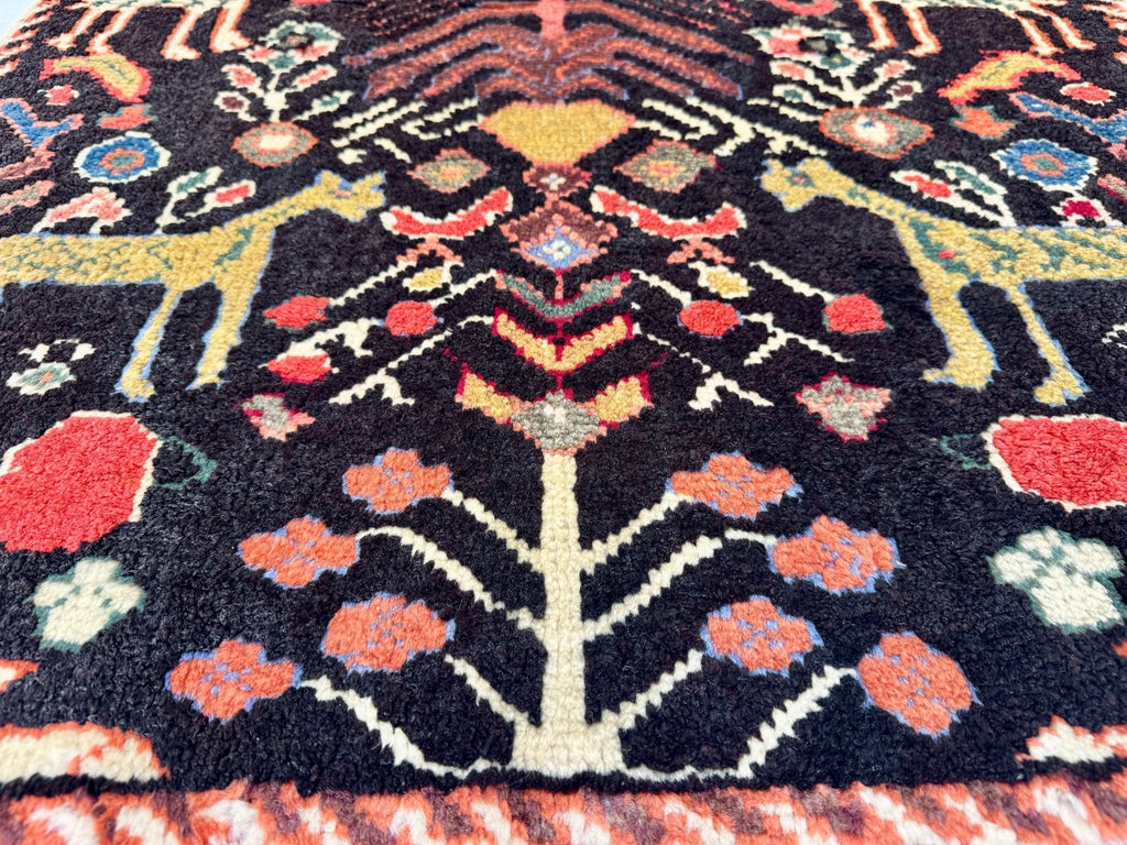 Persian Ilam Rug | 2' 6” x 3' 7"