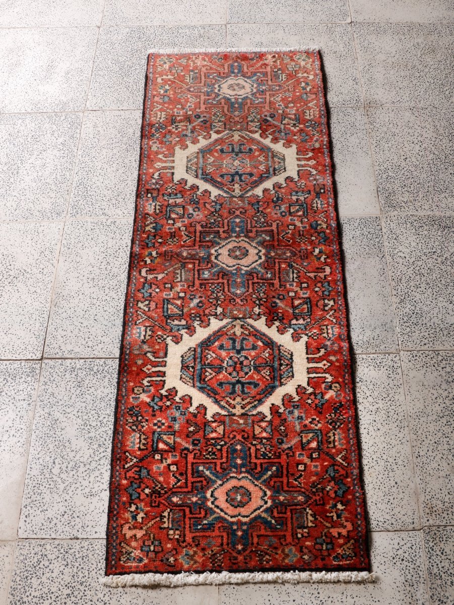Persian Karaja Runner Rug | 1' 8” x 5' 1"