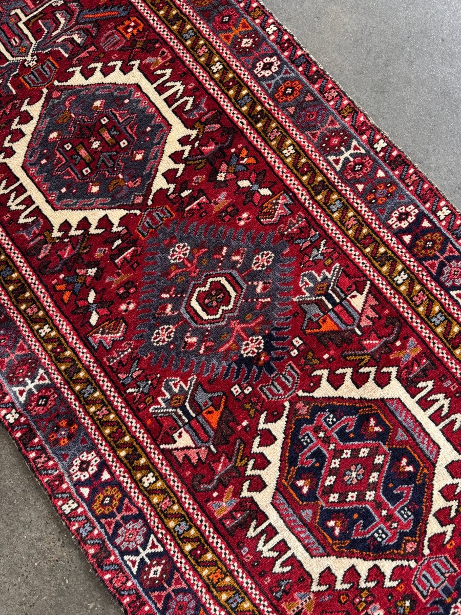 Persian Karaja Runner Rug | 3' 1" x 13'