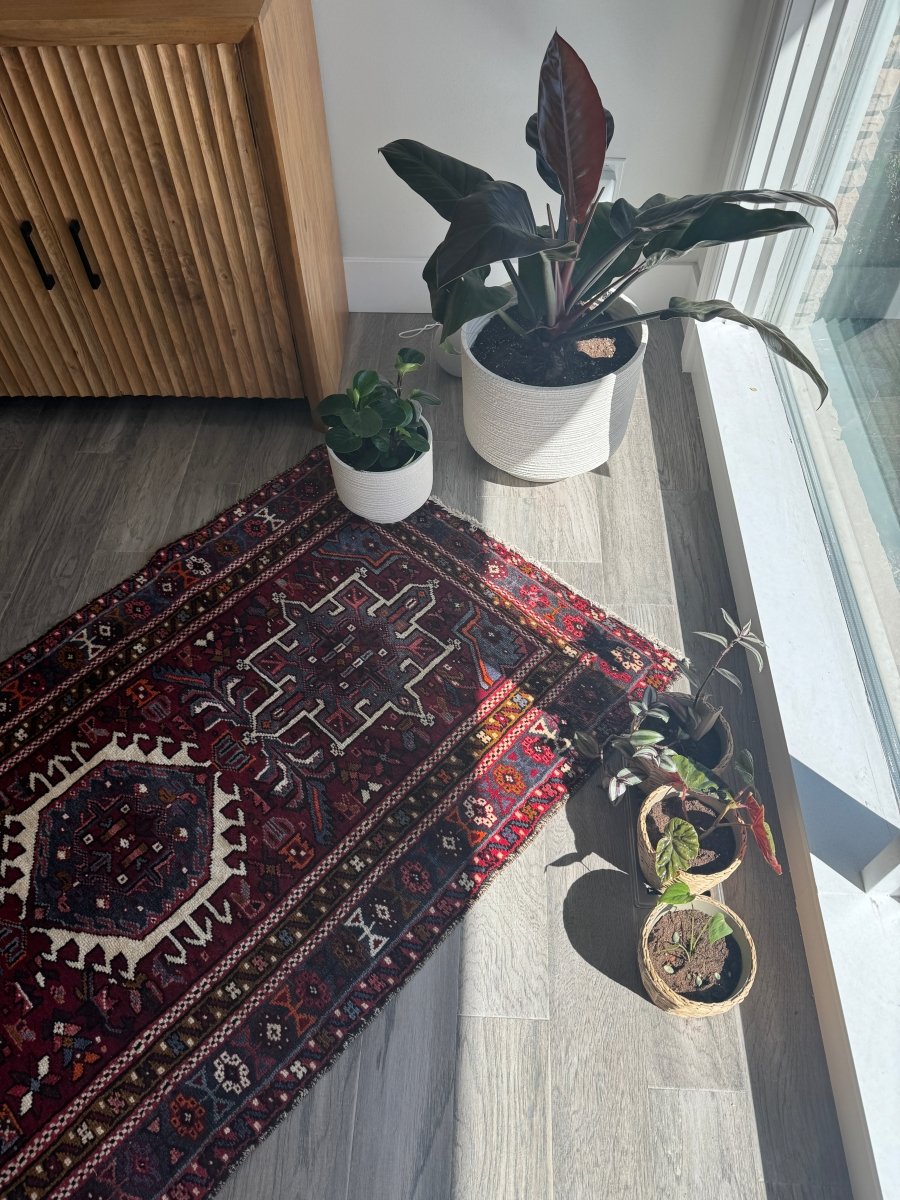 Persian Karaja Runner Rug | 3' 1" x 13'