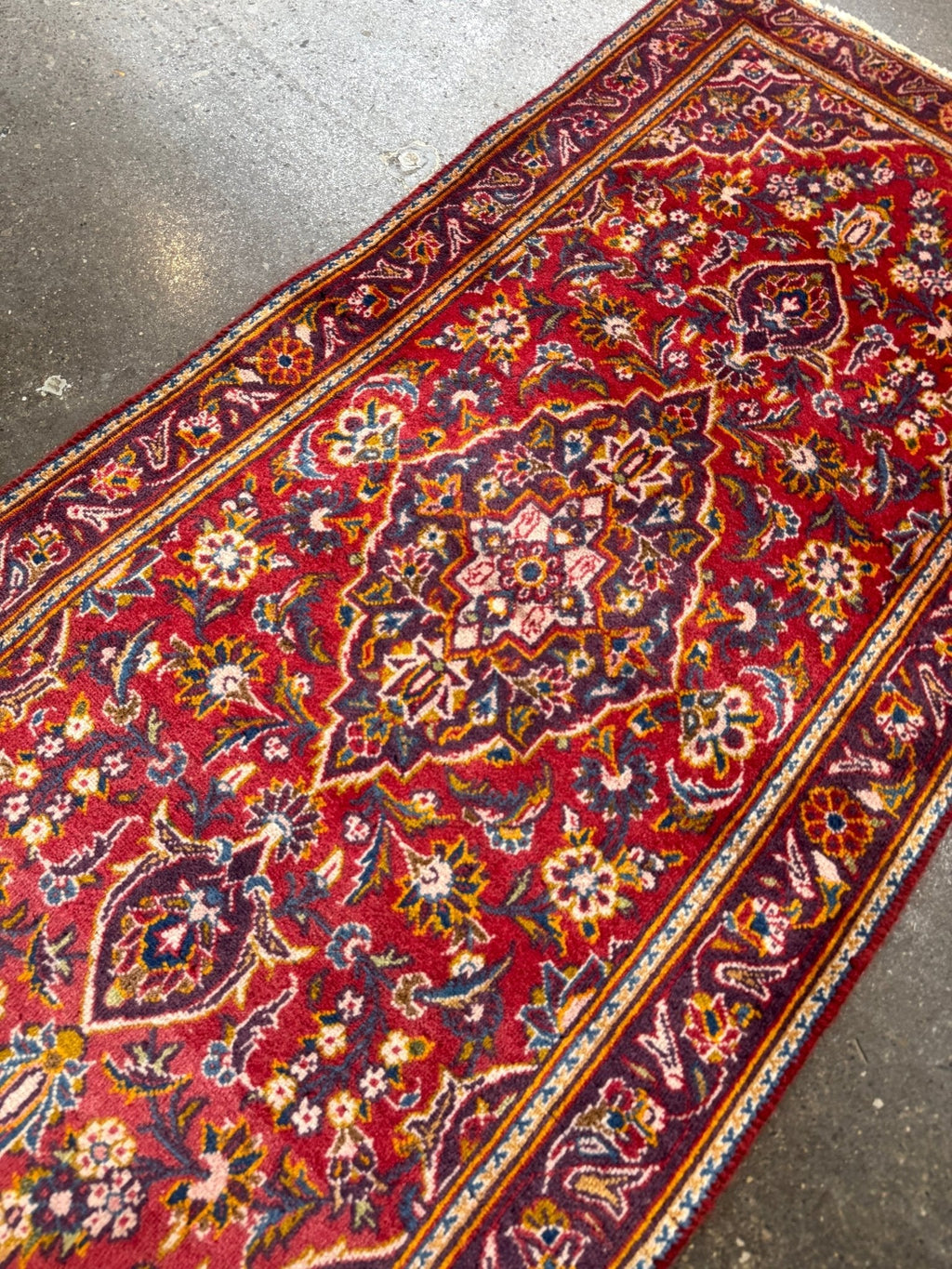 Reserviert - Persischer Kashan Teppich | 2' 1" x 4' 8"