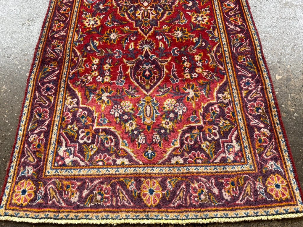 Reserviert - Persischer Kashan Teppich | 2' 1" x 4' 8"