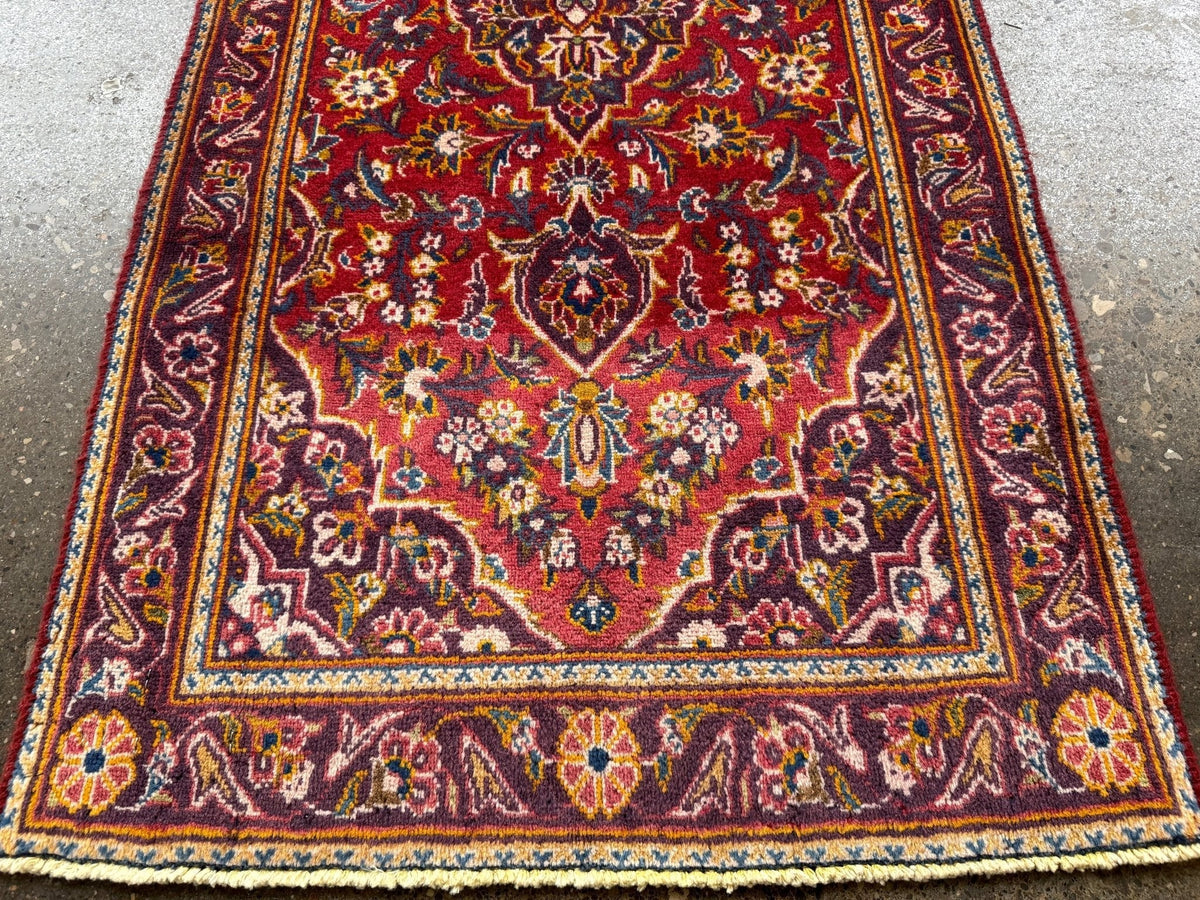 Reserviert - Persischer Kashan Teppich | 2' 1" x 4' 8"