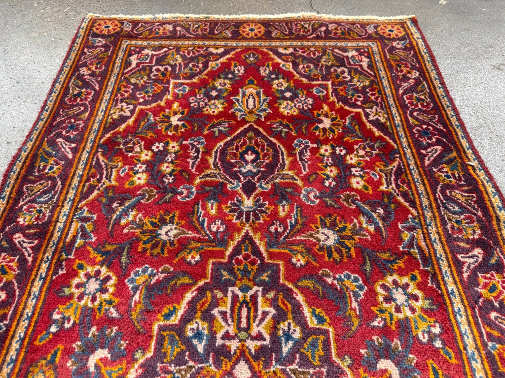 Reserviert - Persischer Kashan Teppich | 2' 1" x 4' 8"